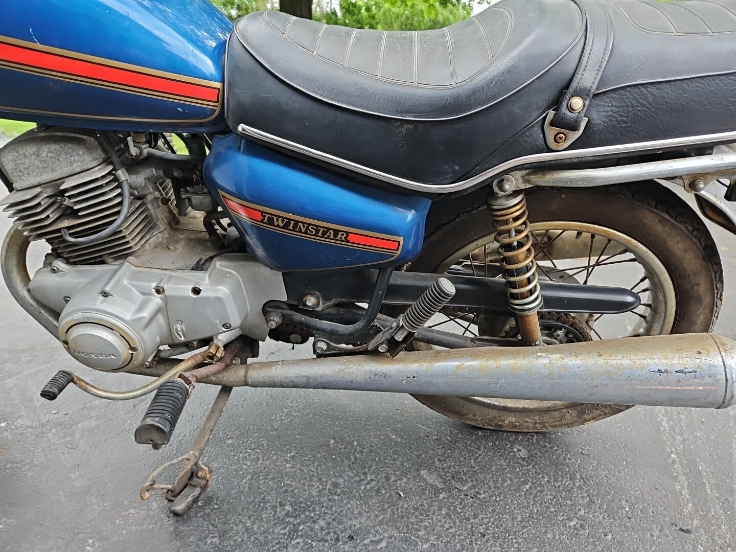 1979 CM185T Honda Twinstar Parts Or Project Bike Like CB, Air Force Base Bike? eBay