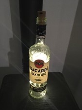 Bacardi Oakheart Spiced rum Premium  LED Flasche