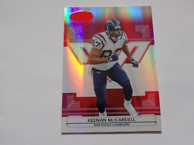 2006 Keenan McCardell Leaf Certified Materials Card #121 Serial #093/100
