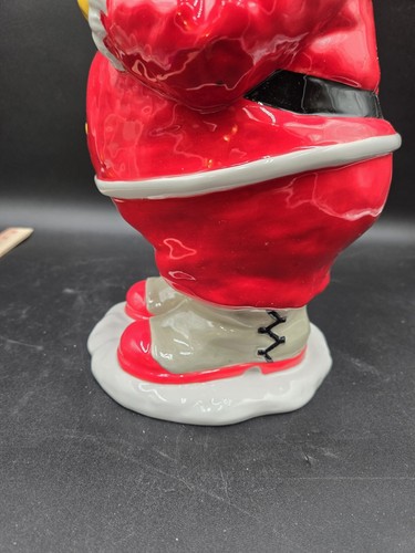Department 56 Christmas Holiday Seasonal Santa Claus Cookie Jar HTF Rare w/ box - Picture 17 of 24