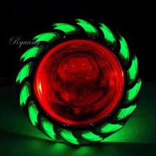 Motorcycle Led Headlight Projector Lens Halo Ring Angel Devil Eye Spot Light