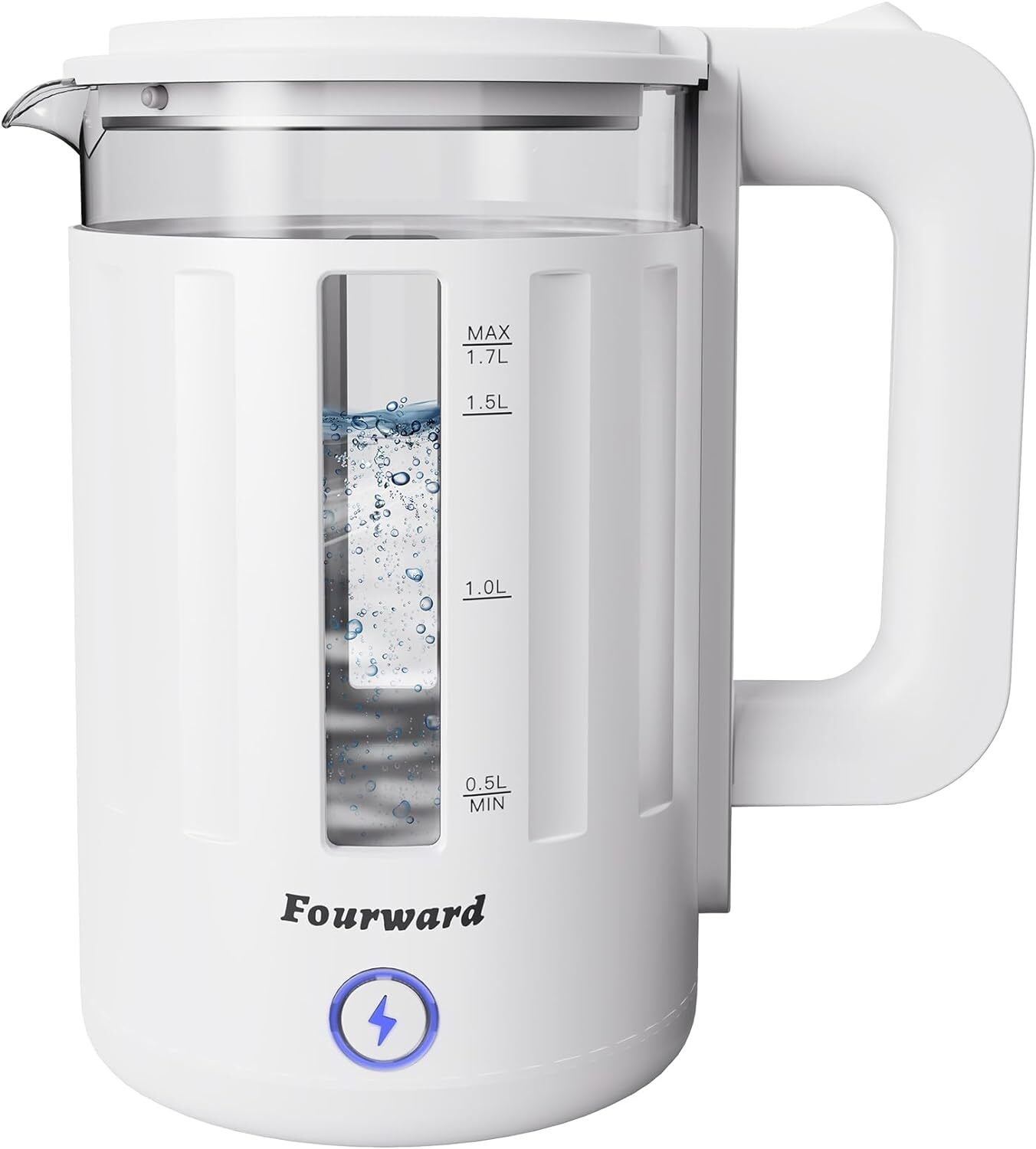 Bollitore Elettrico 1.7L Acciaio Inox 2200W - Uso Intensivo Hotel e Ufficio