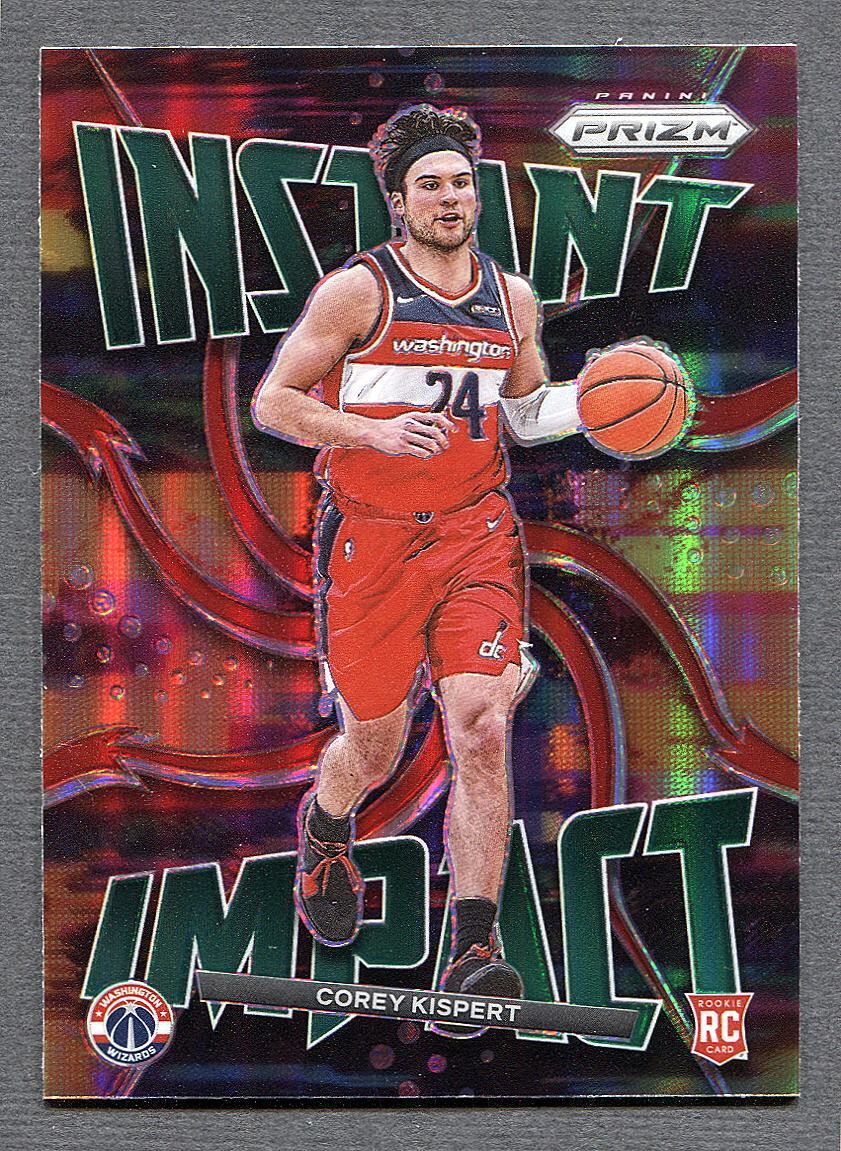 2021-22 Panini Prizm Instant Impact Prizms Green #14 Corey Kispert RC