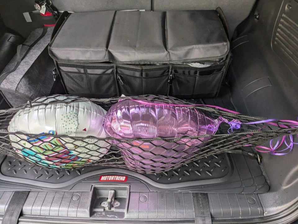Rear Trunk Envelope Style Mesh Cargo Net for MERCEDES-BENZ ML-Class 1998-2005 - Image 3 of 4