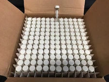 (144) Kimble 12mL Clear Glass Sample Vial & 15-425 PTFE-Lined Cap 19 x 65mm