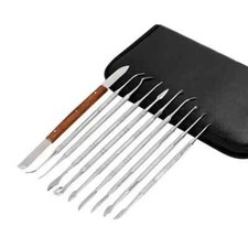 10X Dental Wax Carving Tool Surgical Knife Equipment Set Sculpture Instructments