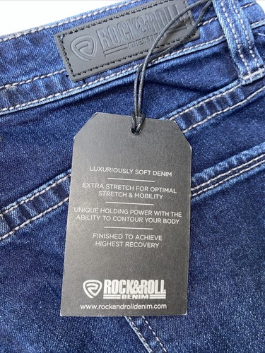 Rock & Roll Denim High Rise Trouser Flare Jeans 29X30 W8H4165 Womens NWT - Picture 7 of 7