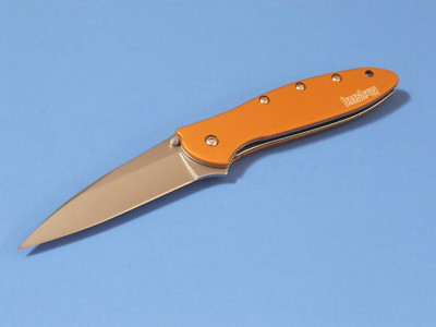 KERSHAW 1660OR LEEK Orange Speed-Safe assisted opening linerlock knife USA NEW!