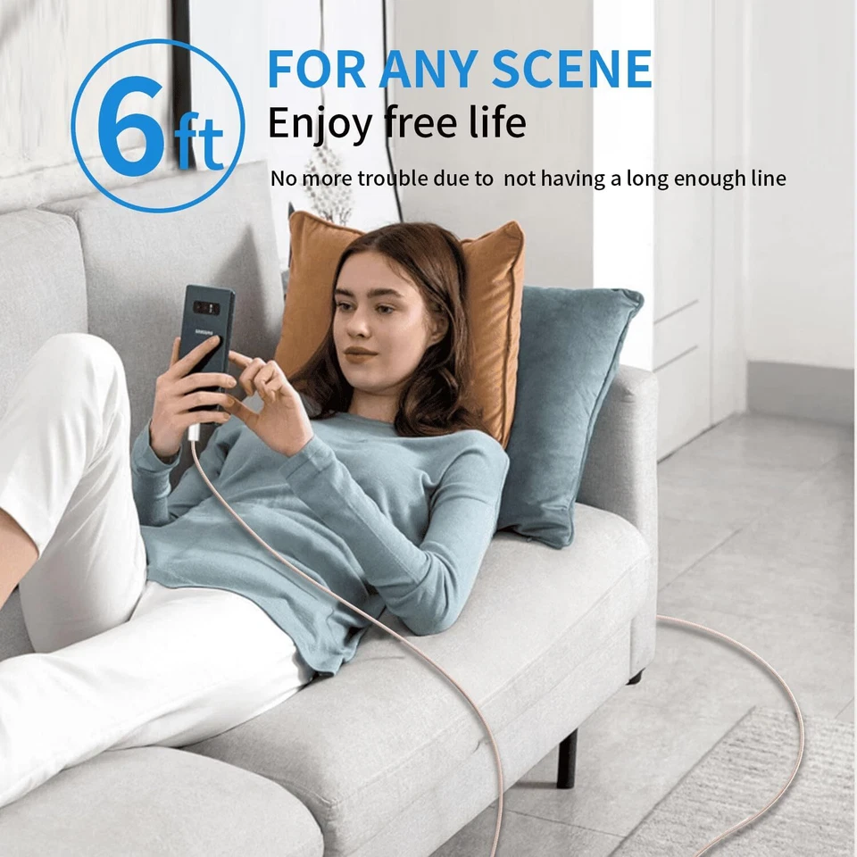 For iPhone 15 Pro Max 15 USB-C to USB-C Cable Fast Charger Type C Charging Cord - Image 3 of 4