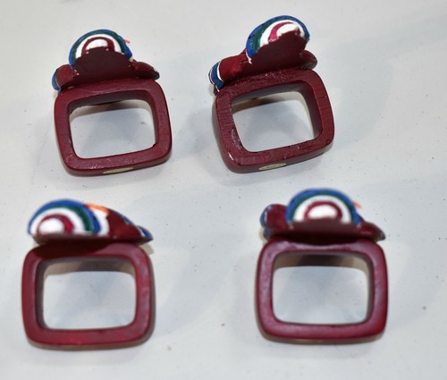 Winter Holiday Snowman Napkin Rings - Picture 3 of 5