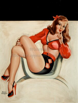 PETER DRIBEN Pin-Up Poster or Canvas Print ''Quiet'' #03