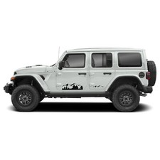 Side Doors Mountain Graphics Stickers Decal Compatible With Jeep Wrangler Side Doors Mountain Graphics Stickers Decal Compatible With Jeep Wrangler