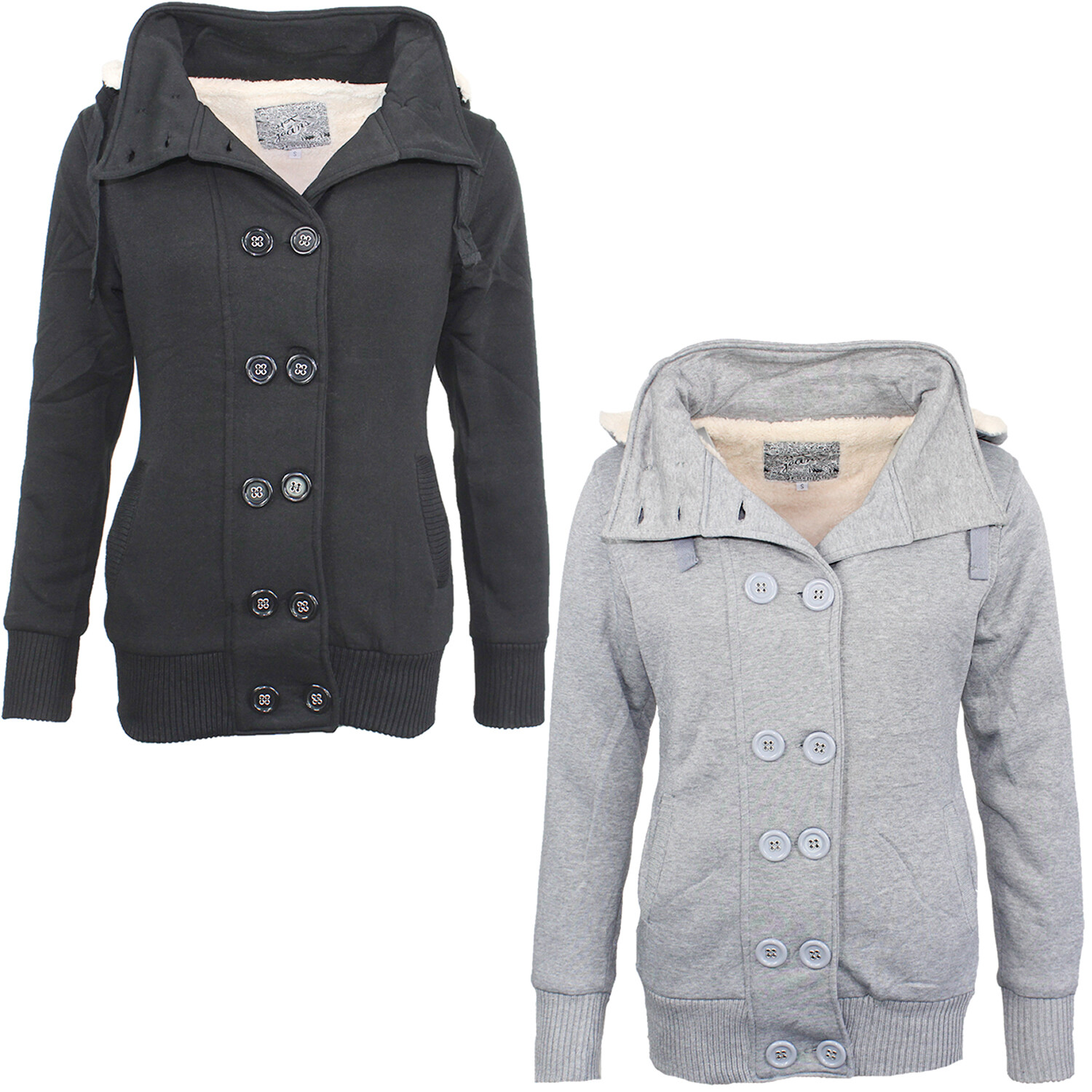 FILA Doppia airena donna cappotto giacca invernale cappuccio borsone blazer imbottito