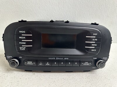 2014-2016 Kia Soul US Market Radio Stereo 2 DIN Disc CD Player AMFM Tuner Sirius