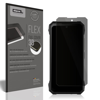 Full Cover Privacy Blickschutzfolie für Doogee S89 Pro Folie Anti-Shock