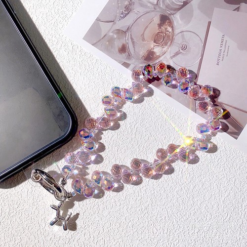 Fashion Glitter Phone Lanyard High-end Luxury Exquisite Hand Beaded Wrist Chain - Zdjęcie 8 z 34