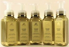 QTY 5 - Bath  Body Works KITCHEN LEMON Gentle Foaming Hand Soap 8.75oz