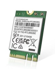 WiFi 6 WiFi Card for Laptop Dual Band 1800Mbps M.2 Wireless Card with Bluetoo...