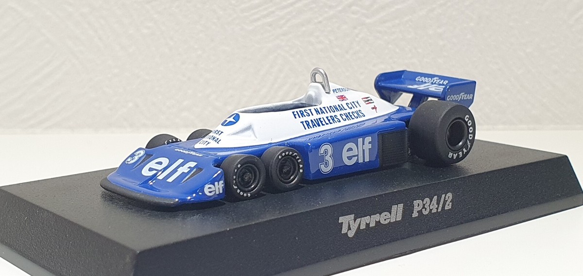 1/64 Kyosho F1 TYRRELL P34/2 #3 RONNIE PETERSON diecast car model