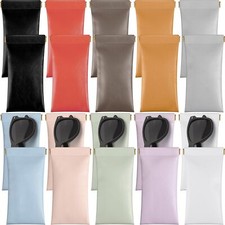 Paquete de 20 estuches de cuero para gafas de sol Estuche suave para gafas