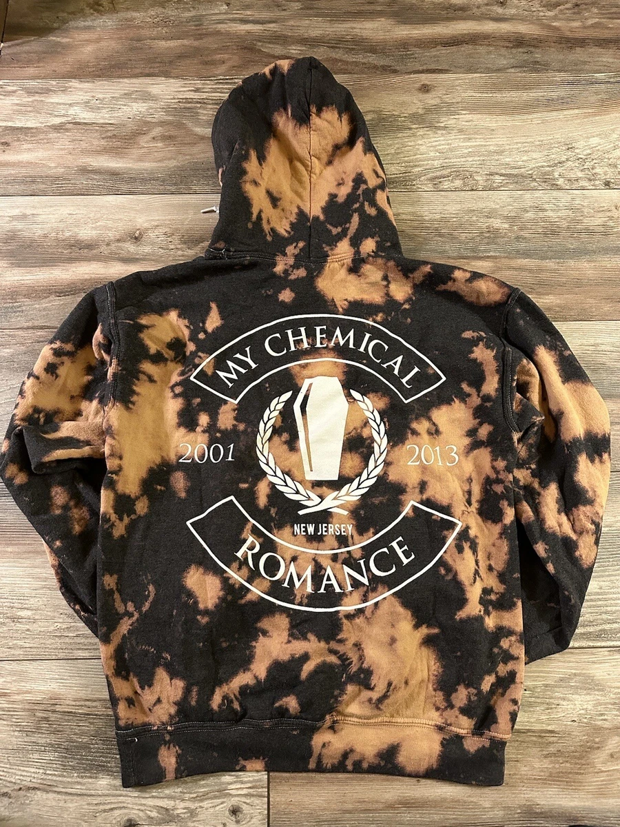 DIY DESIGNER LOGO BLEACHED HOODIE, LOUIS VUITTON