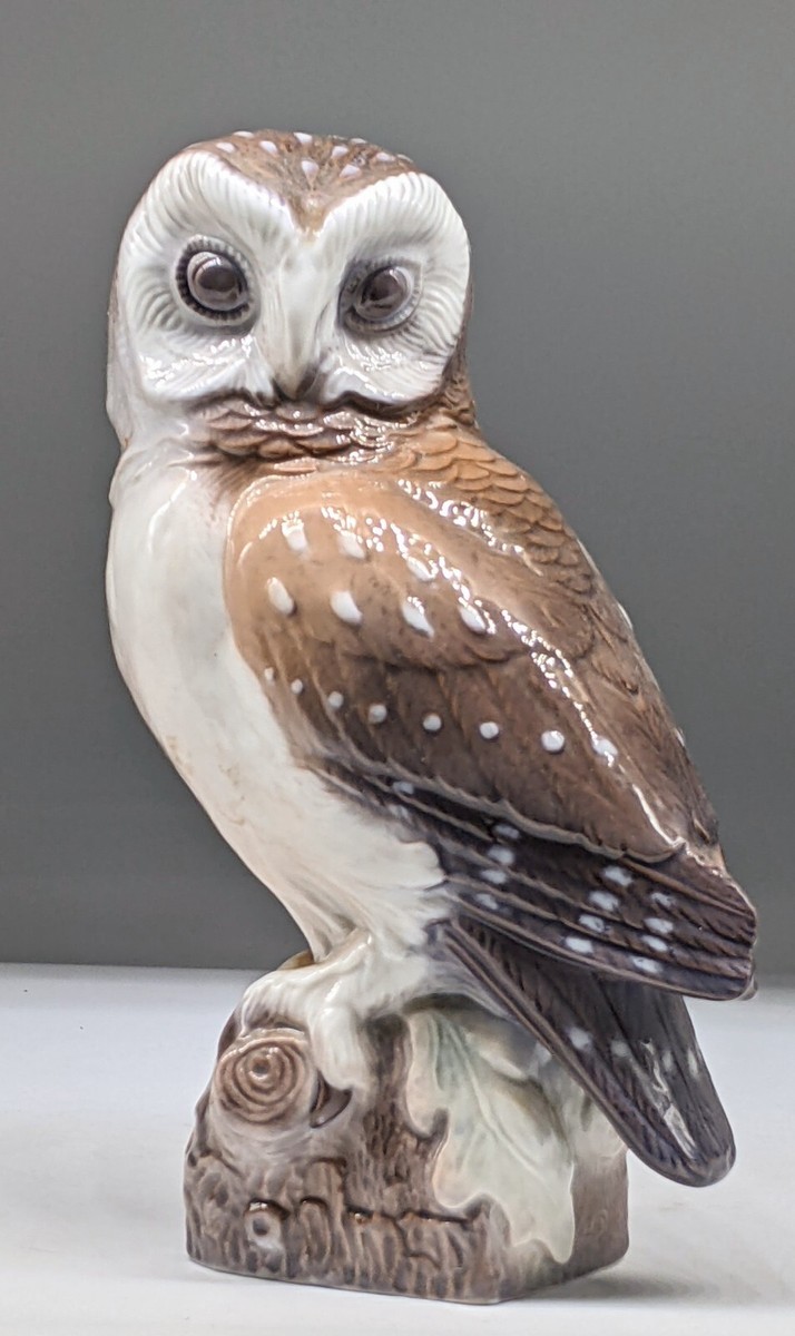 Danish Lyngby Porcelain Owl Figurine #80 1960s | eBay