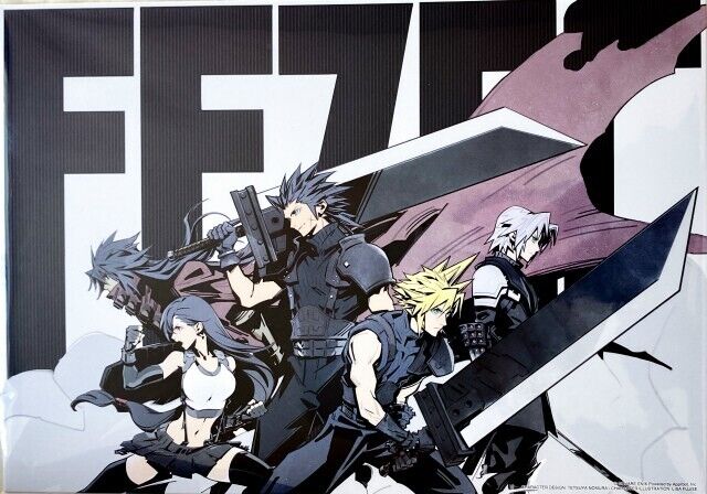 FINAL FANTASY 7 VII EVER CRISIS Online Kuji A Grade Big FINAL FANTASY 7 VII EVER CRISIS Online Kuji A Grade Big