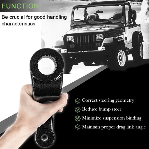 6605 Drop Pitman Arm for Jeep Cherokee XJ & Comanche MJ,Jeep Wrangler YJ & TJ - Picture 6 of 9