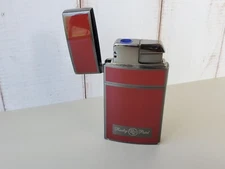 RP H.E. Single Jet Torch Cigar Lighter - "Burgundy Toast" - Wine Red & Gun Metal