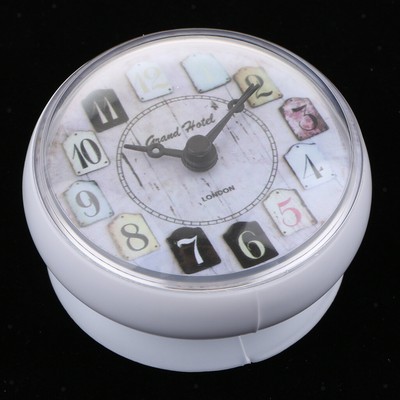 Badezimmer Uhr wasserdichte tragbare kleine Wanduhr mit ...