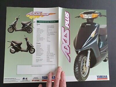 YAMAHA JOG 90 MOTORCYCLE/SCOOTER BROCHURE SPEC TO REAR 4 Pgs SPANISH VNC