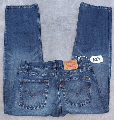 LEVI 514 SLIM STRAIGHT JEAN Pants for Boys SIZE - W28 X L28. TAG NO. A23