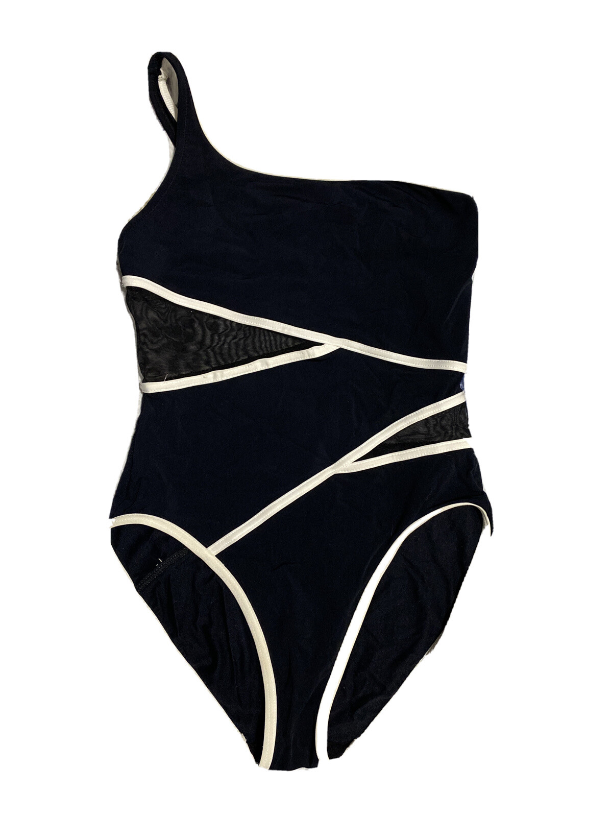 Gottex Black One Piece Swimsuit One Shoulder Wome… Gem