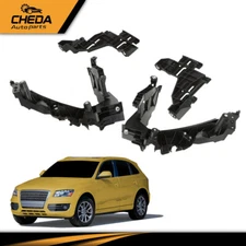 Fit For Audi Q5 2009-2012 Front Headlight Mounting Bracket Support Plate 4pcs