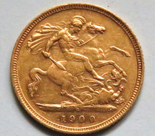 Australia.. 1900 Sydney - Half Sovereign..  Much Lustre - gVF
