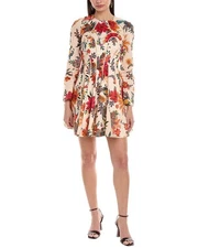 Zimmermann Ginger Fit & Flare Linen Mini Dress Women's White 0