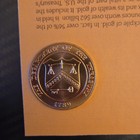 The Morgan Mint Fort Knox Display Card 24K Gold Plated 2001 KY Quarter & Medal — photo 5