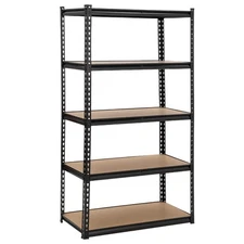 Garage Storage Shelves 5-Tier Adjustable Storage Shelving Metal Utility Rack