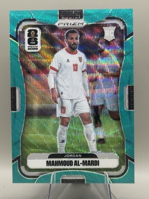 Mahmoud Al-Mardi Jordan 2026 Panini World Cup Prizm Teal Wave Prizm /99 RC