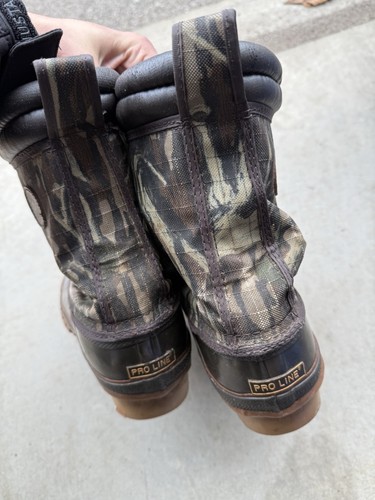 PRO LINE Waterproof Camo Steel Shank Thermolite 10" Hiking Hunting Boots Sz 8 - Picture 7 of 11