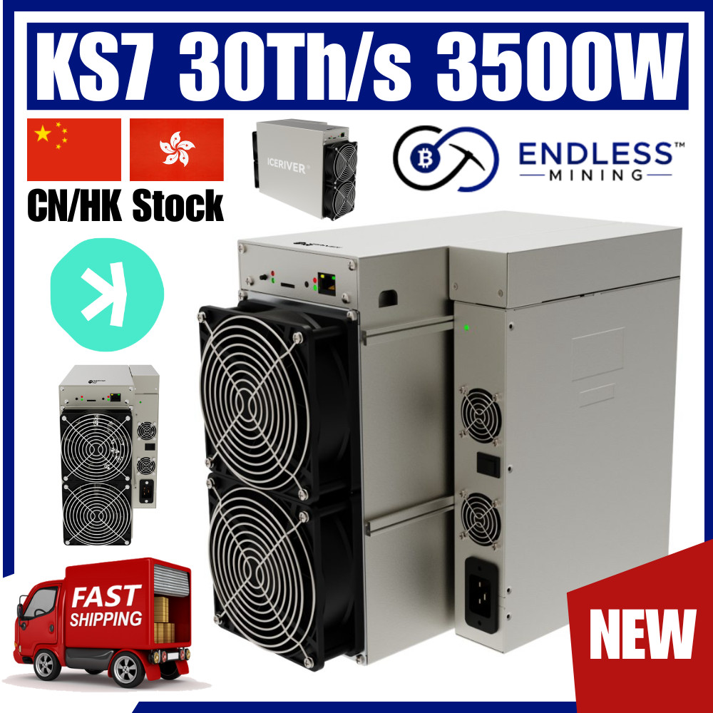 IceRiver KS7 30Th/s 3500W KAS Miner Input Voltage 200-250V AC | Endless Mining ™