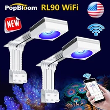 2PCS PopBloom RL90 Reef Led Lighting 48 Saltwater Fish Tank Marine Reef Lights