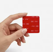 Dash Cam Adhesive Pads 50mm x 50mm Double Sided Dashcam Sticky Pads (2 Pack)