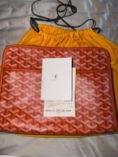 goyard jouvence gm bag rare orange