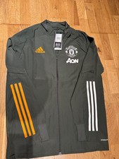 Image of New with tags 2020-21 Manchester United (AON) Adidas Track Jacket UK 13/14 Kids 