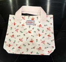 Cath Kidston Cath Kids Mini Tote Bag Blue Pink Ballerina design Oilcloth