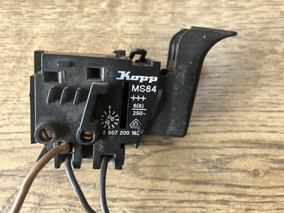 AUSLÖSESCHALTER KOPP MS84 6A 250V SWITCH - 2607200192