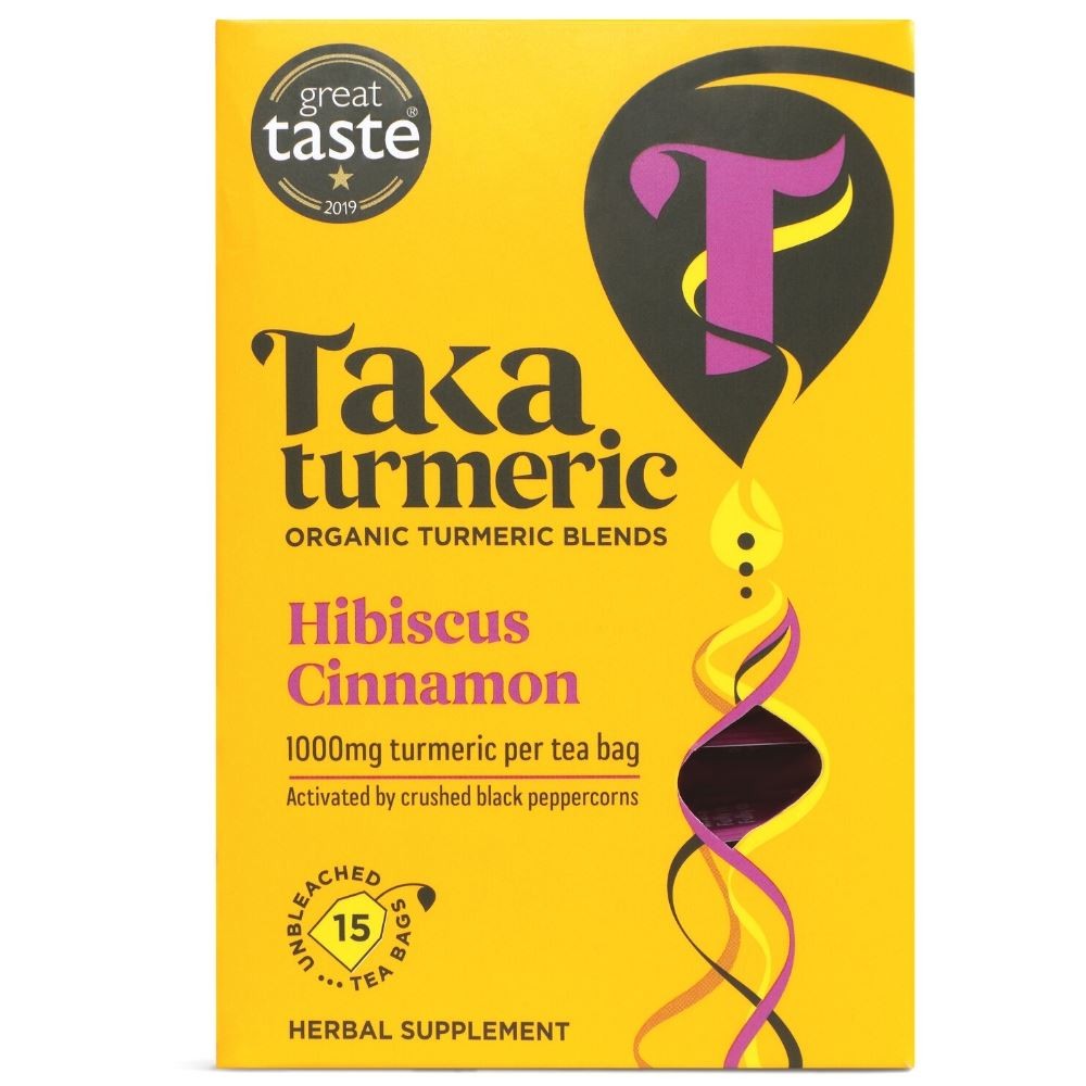 Taka Turmeric Golden Hibiscus Tea - 15 Sachets - Image 2