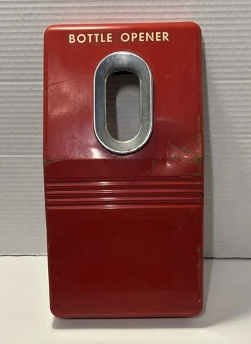 Vintage Coca Cola Coke Cooler Machine Bottle Cap Catcher and Bottle Opener USA