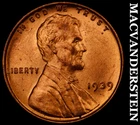 1939 Lincoln Wheat Cent- Choice Gem Brilliant Uncirculated Luster #i7754